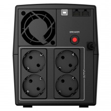 Джерело безперебійного живлення NJOY Keen 2000 (UPLI-LI200KU-CG01B) Lin.int., AVR, 4 x евро, USB, пластик (Keen 2000 USB)