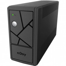 Джерело безперебійного живлення NJOY Keen 600 (UPLI-LI060KU-CG01B) Lin.int., AVR, 2 x евро, USB, пластик (Keen 600 USB)