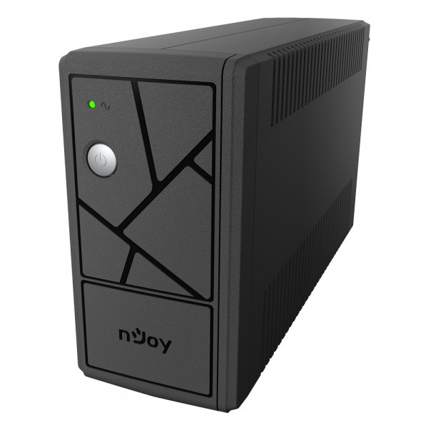 Джерело безперебійного живлення NJOY Keen 800 (UPLI-LI080KE-CG01B) Lin.int., AVR, 2 x евро, пластик (Keen 800)