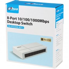 Комутатор Dahua DH-PFS3008-8GT-L (DH-PFS3008-8GT-L)
