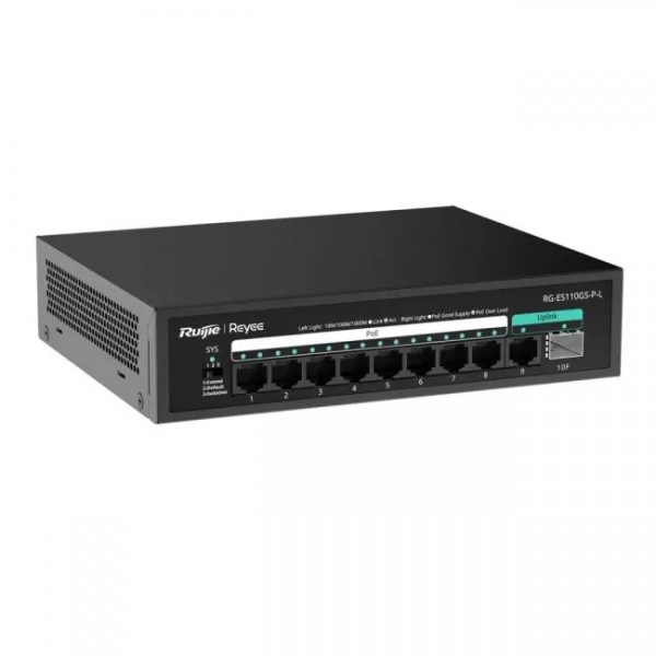 Комутатор Ruijie Reyee RG-ES110GS-P-L (RG-ES110GS-P-L)