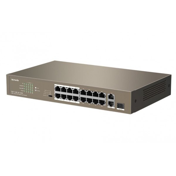 Комутатор Tenda TEF1118P-16-150W (TEF1118P-16-150W)