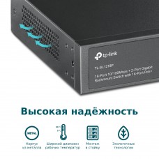 Комутатор TP-Link TL-SL1218P (TL-SL1218P)