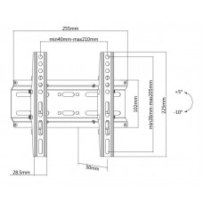 Кронштейн Satelit 19-49TILT200 (VESA200х200) (19-49TILT200)