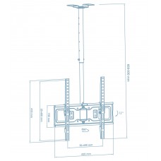 Кронштейн Walfix CM-41B (VESA400х400) (CM-41B)