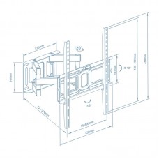 Кронштейн Walfix R-414B (VESA400х400) (R-414B)