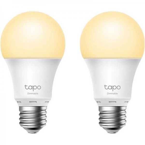 Лампа розумна TP-Link Tapo L510E 60W 2700К E27 2 шт. (TAPO-L510E-2-PACK)