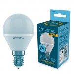Лампа світлодіодна куля Crystal 5W G45 E14 4000K (G45-014) Лампа світлодіодна куля Crystal 5W G45 E14 4000K (G45-014)