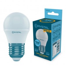 Лампа світлодіодна куля Crystal Gold 5W E27 4000K (G45-012)