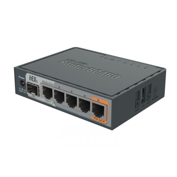 Маршрутизатор MikroTik RouterBOARD RB760iGS hEX S (RB760iGS)