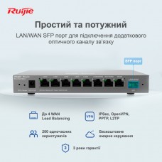 Маршрутизатор Ruijie Reyee RG-EG209GS (RG-EG209GS)