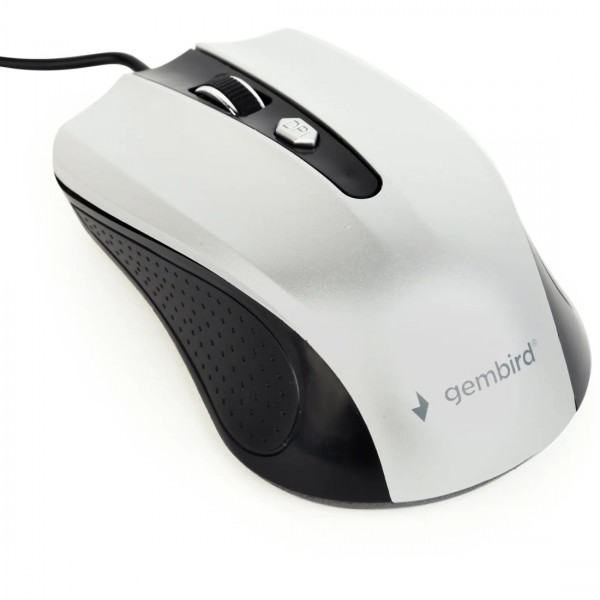 Миша Gembird MUS-4B-01-BS Black/Silver (MUS-4B-01-BS)