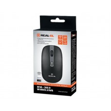 Миша бездротова REAL-EL RM-301 Wireless Black (EL123200022)