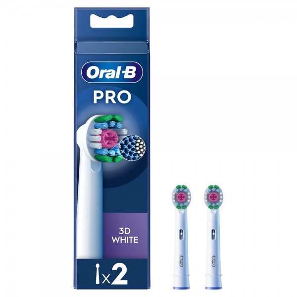 Насадка для зубної електрощітки Braun Oral-B Pro 3D White EB18pRX (2 шт.) (Oral-B Pro 3D White EB18pRX (2))