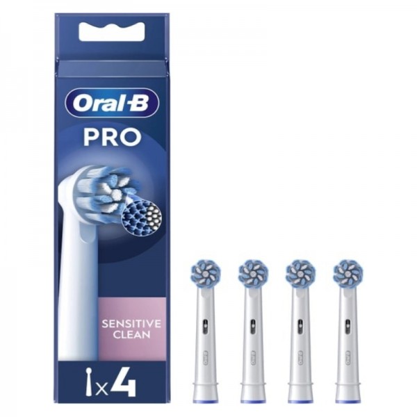 Насадка для зубної електрощітки Braun Oral-B Pro Sensitive Clean EB60X (4 шт) (Oral-B Pro Sensitive Clean EB60X (4))