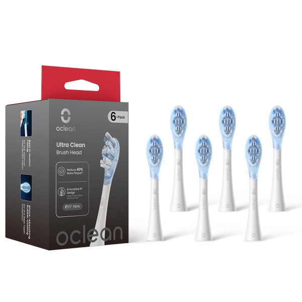 Насадка для зубної електрощітки Oclean Ultra White Clean UC03 6 шт (6970810556926)