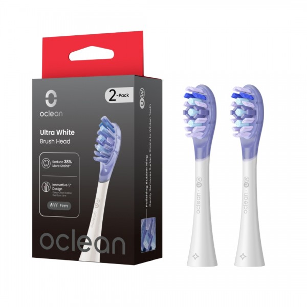 Насадка для зубної електрощітки Oclean Ultra White UW03 2 шт (6970810556995)