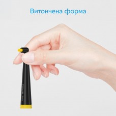 Насадки монопучкові середньої жорсткості для зубної щітки Pecham Black (4820201379622)