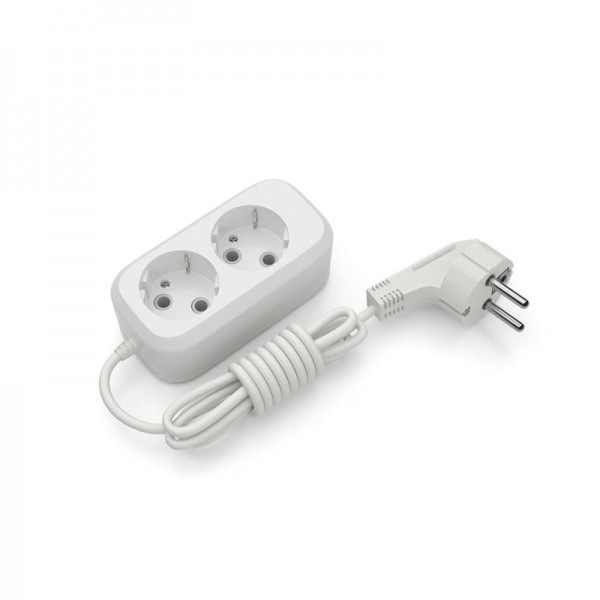 Подовжувач блоковий (ABS) Electrum 2 гнізда 5м із заземленням C-ES-1789 (C-ES-1789)