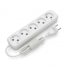 Подовжувач блоковий (ABS) Electrum 5гнізд 2м C-ES-1796 (C-ES-1796)
