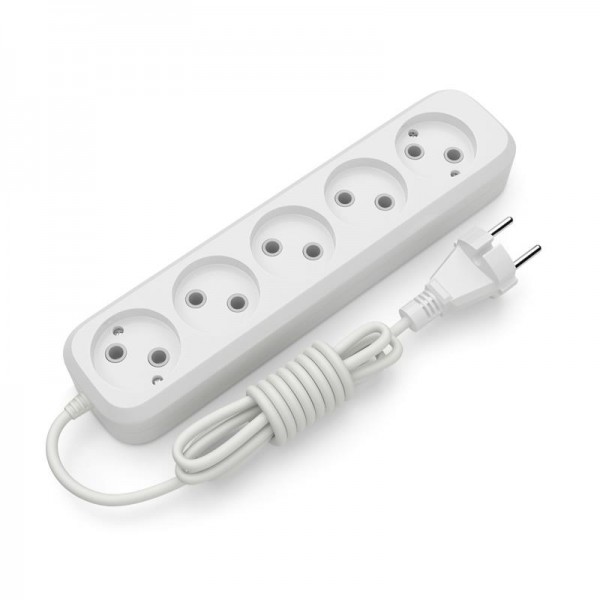 Подовжувач блоковий (ABS) Electrum 5гнізд 2м C-ES-1796 (C-ES-1796)