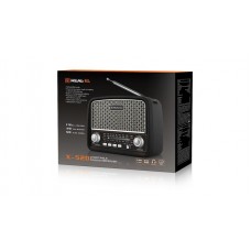 Радіоприймач REAL-EL X-520 Black (EL121800006)
