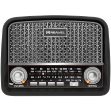 Радіоприймач REAL-EL X-520 Black (EL121800006)