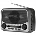 Радіоприймач REAL-EL X-525 Grey (EL121800004)