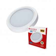 Світильник настінно-стельовий накладний LED круглий Electrum 18W 4000К RIO B-LD-1965 (B-LD-1965)