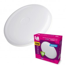 Світильник настінно-стельовий накладний LED круглий ELM 13W 6500К Vega IP40 26-0050 (26-0050)