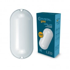 Світильник настінно-стельовий світлодіодний CRYSTAL GOLD 24W IP 54 OPAL DNL-032 (DNL-032)