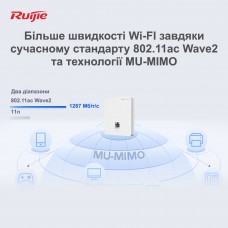 Точка доступу Ruijie Reyee RG-RAP1200(F) (RG-RAP1200(F))