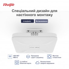 Точка доступу Ruijie Reyee RG-RAP2200(E) (RG-RAP2200(E))