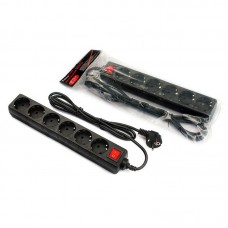 Фільтр живлення FrimeCom (FC-B2006W 1.8 B) 6 розеток, 1.8 м, чорний пакет