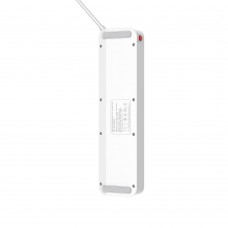 Фільтр живлення ProLogix Premium (PR-SC4408W) 2.5 кВт, 4 розетки, 4 USB, 2 м, з вимикачами, білий