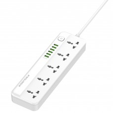 Фільтр живлення ProLogix Premium (PR-SC5614W) 2.5 кВт, 5 розеток, 6 USB AUTO ID, 2 м, білий