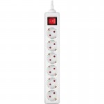 Фільтр живлення REAL-EL RS-6 Protect M 1.8м White (EL122300031)