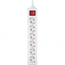 Фільтр живлення REAL-EL RS-6 Protect M 3м White (EL122300033)