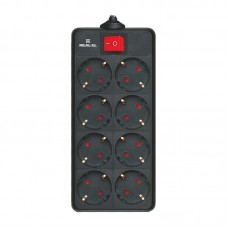 Фільтр живлення REAL-EL RS-8 Protect 5 м Black (EL122300024)