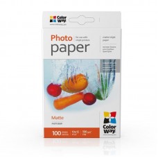 Фотопапiр ColorWay матовий 190г/м2 10x15см 100 арк. (PM1901004R)