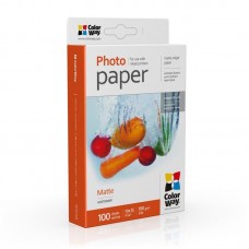 Фотопапiр ColorWay матовий 190г/м2 10x15см 100 арк. (PM1901004R)