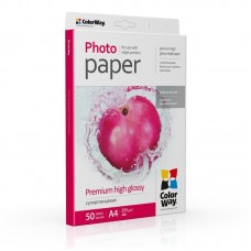Фотопапiр ColorWay суперглянсовий 255г/м2 A4 50л (PSG255050A4)