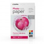 Фотопапiр ColorWay суперглянсовий 255г/м2 A4 50л (PSG255050A4) Фотопапiр ColorWay суперглянсовий 255г/м2 A4 50л (PSG255050A4)