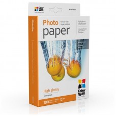 Фотопапір ColorWay глянцевий 200г/м2 13x18см 100 арк. (PG2001005R)