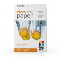 Фотопапір ColorWay глянцевий 200г/м2 A4 100 арк. (PG200100A4)