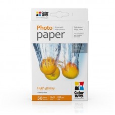 Фотопапір ColorWay глянцевий 230г/м2 10х15см 50 арк. (PG2300504R)