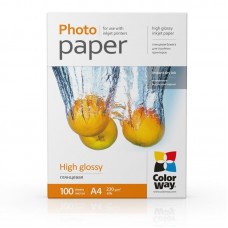 Фотопапір ColorWay глянцевий 230г/м2 A4 100 арк. (PG230100A4)