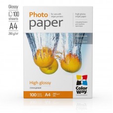 Фотопапір ColorWay глянцевий 260г/м2 A4 100 арк. (PG260100A4)