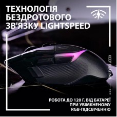 Миша бездротова Logitech G502 X Plus Black (910-006162)