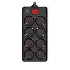 Фільтр живлення REAL-EL RS-8 Protect 3 м Black (EL122300022)